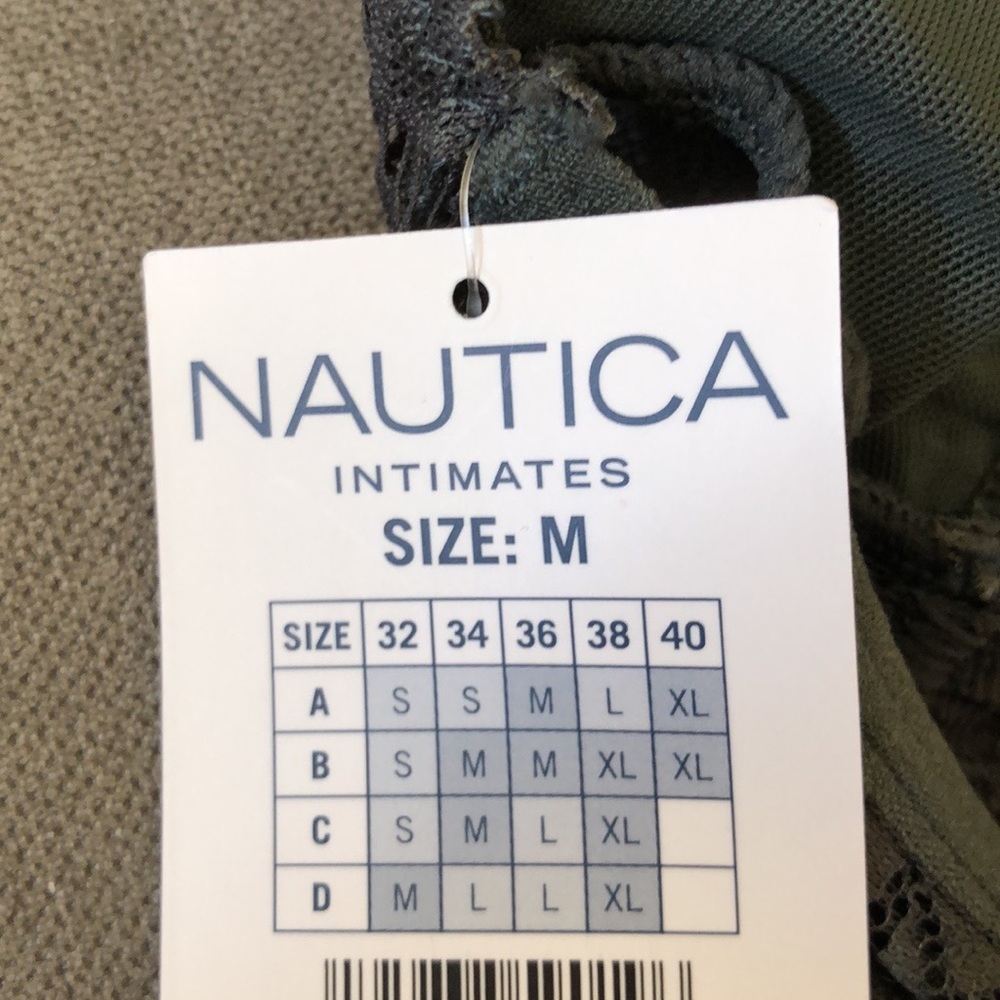 NWT NAUTICA LACE LOUNGE BRALETTE - Picture 5 of 6